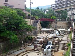 Arima, a popular spa in Kobe