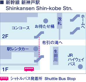 ■ 新幹線 新神戸駅 Shinkansen Shin-kobe Stn.