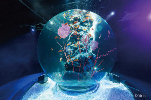 AQUARIUM×ART átoa 球体水槽「AQUA TERRA」